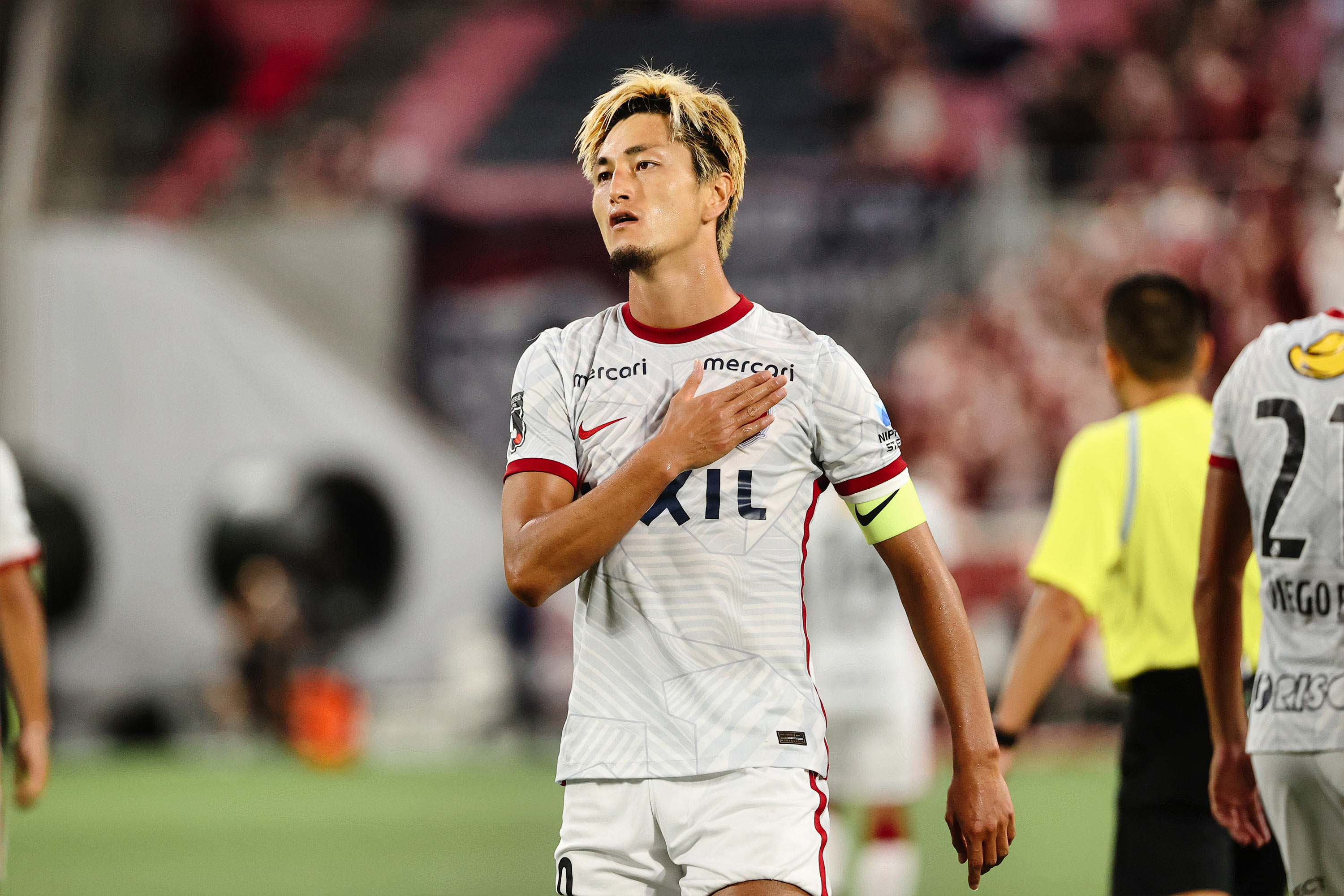 鹿島アントラーズ タオルマフラー 三竿健斗 ボンフィン付き