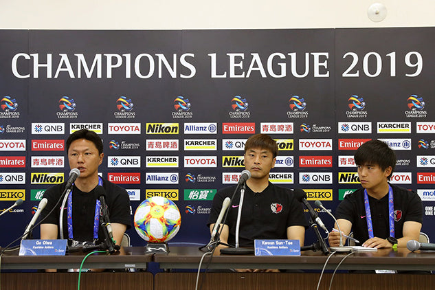 広島戦前日トレーニング(公式記者会見＆公式練習)