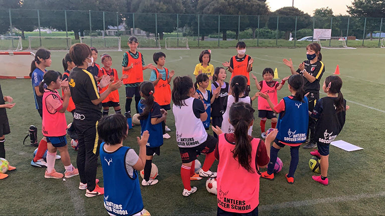 第3回鹿島アントラーズ女の子サッカー教室開催（7/17）