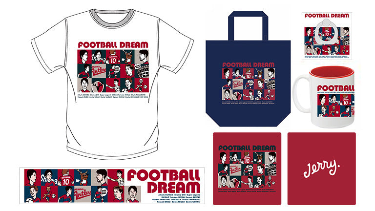 『JERRY×鹿島アントラーズ』コラボグッズ受注開始のお知らせ