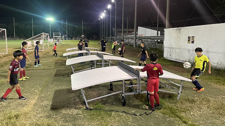 つくば校スペシャルコース5年生のトレーニングでテックボールに挑戦（9/30）