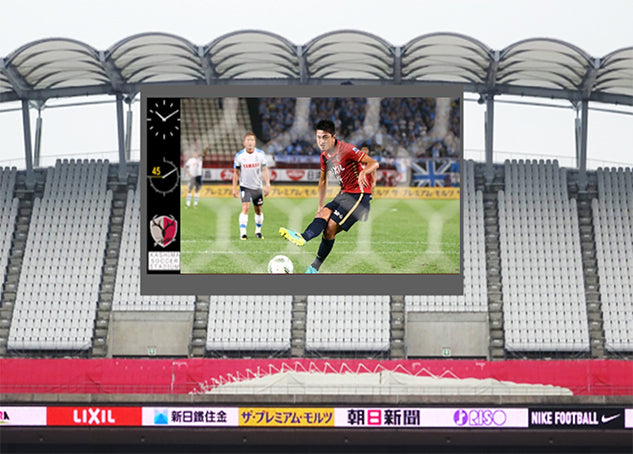 スタジアム大型映像装置新設のお知らせ