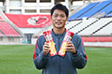 赤崎選手 2015 Jリーグヤマザキナビスコカップ ニューヒーロー賞を受賞
