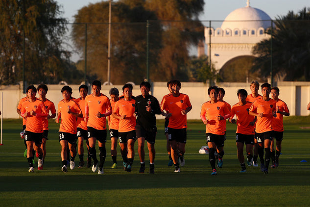 UAE到着1日目トレーニング