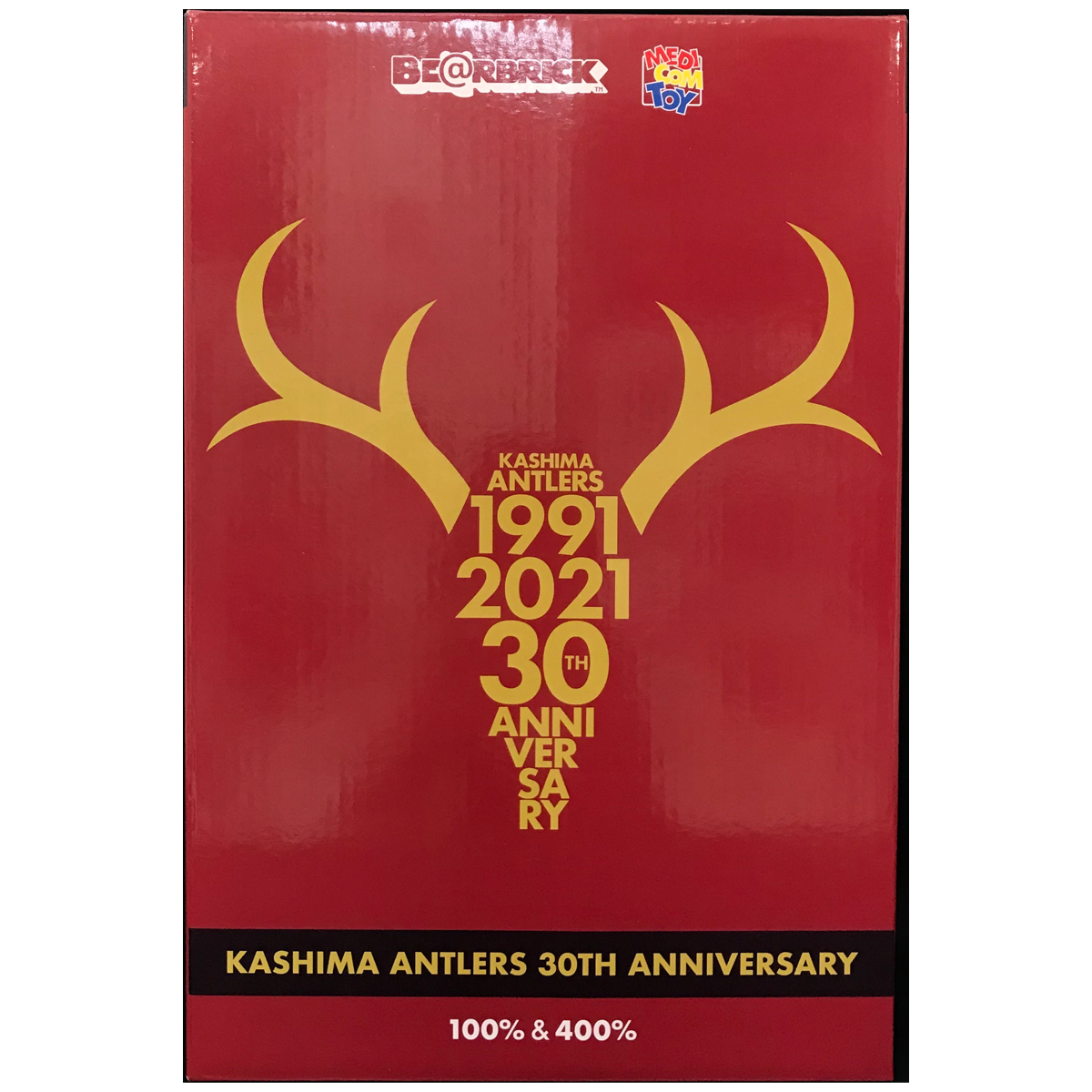 BE＠RBRICK KASHIMA ANTLERS 30th ANNIVERSARY 100%&400% | グッズ ...