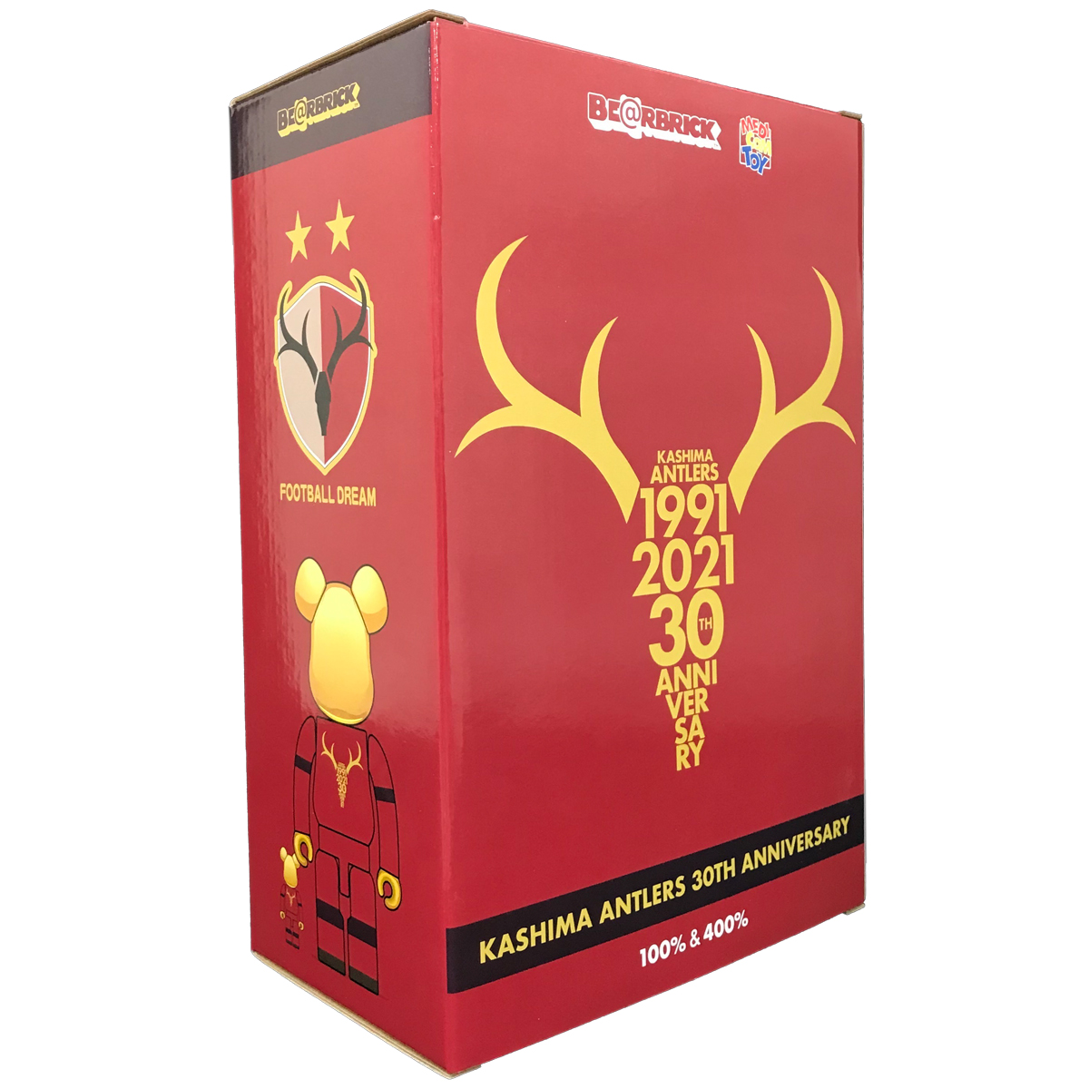 BE＠RBRICK KASHIMA ANTLERS 30th 100%400%