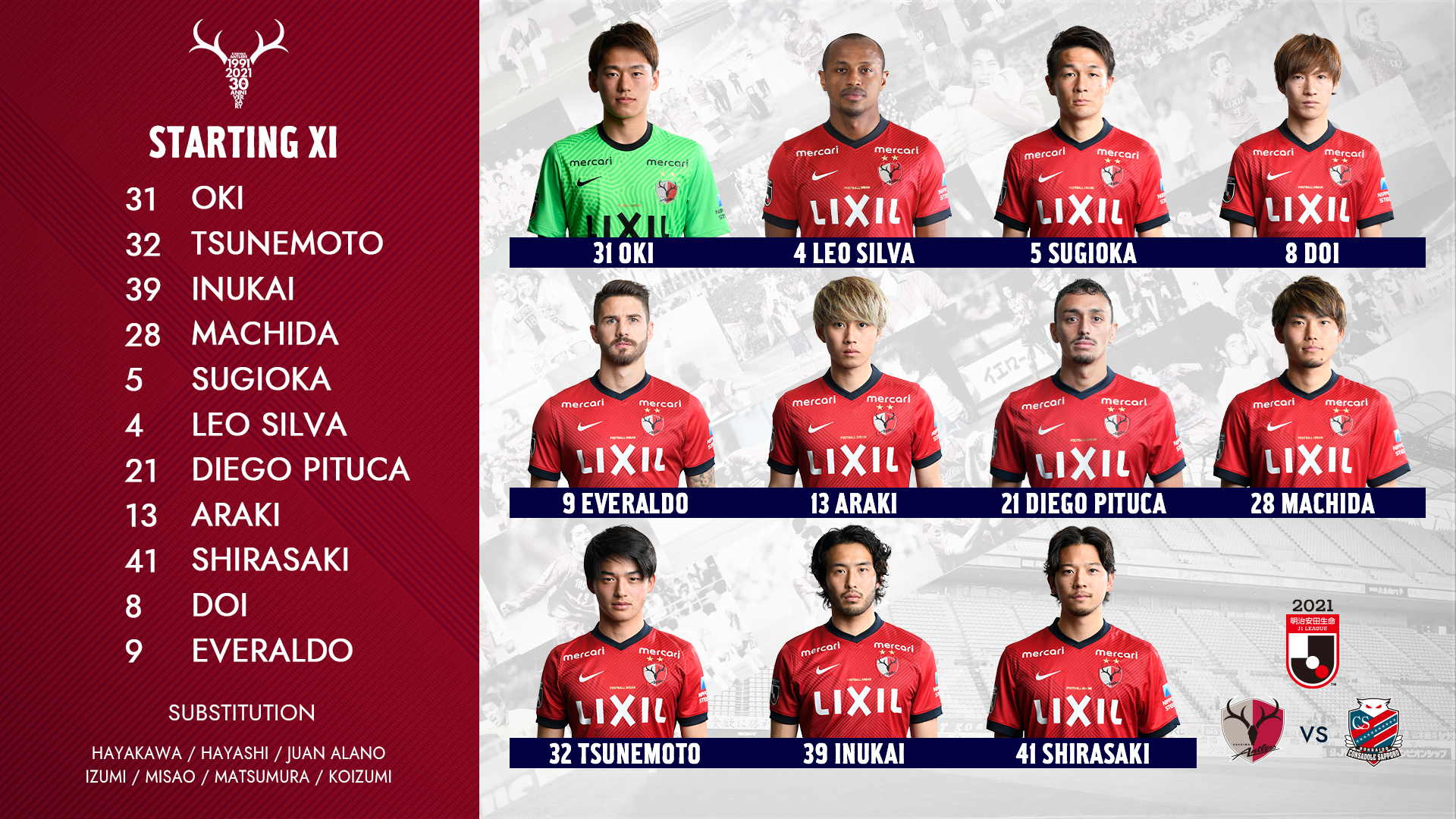 鹿島 アントラーズ ユニフォーム 子供