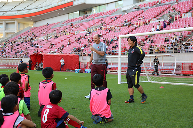 オープンスタジアム19 アントラーズobによるサッカー教室