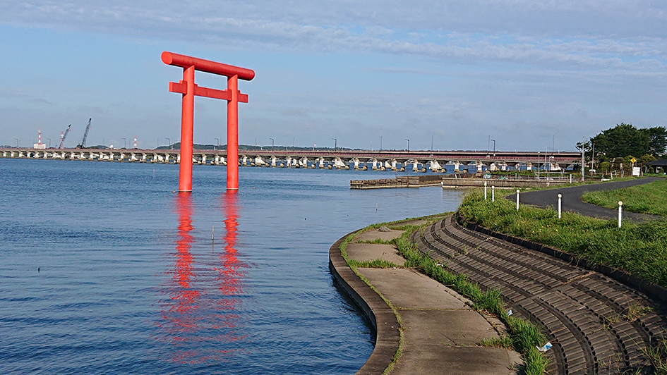 鹿行の道を巡る 北浦の湖岸の夏 鹿島アントラーズ オフィシャルサイト