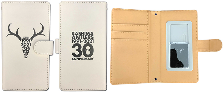 鹿島アントラーズ 30周年記念 スマホケース モレスキン ノートブック