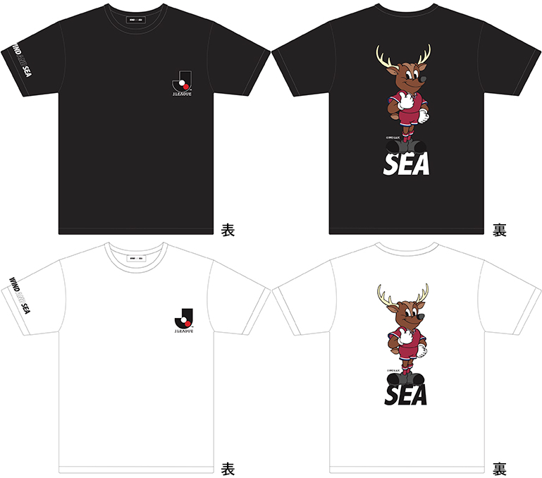 WIND AND SEAコラボシリーズ』受注販売開始のお知らせ | 鹿島 大手ECサイト wind and sea Jリーグ コラボTシャツ Tシャツ/カットソー(半袖/袖なし)