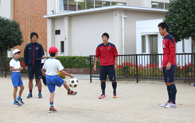ホームタウン小学校訪問 鹿嶋市立三笠小学校
